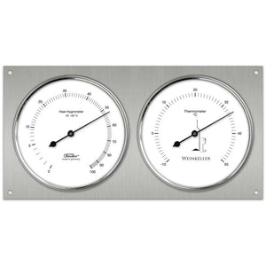 Hygromètre et thermomètre de cave à vin 240 x 130 mm, 140.01