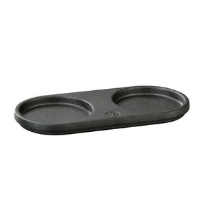 Sottobicchiere per mulino Zassenhaus, ghisa - #036077 Sottobicchiere Zassenhaus per set macina pepe e macina sale, legno d'ulivo, max. ⌀ 6 cm / 2,36