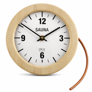 Eliga Orologio per sauna elettrico 210 mm rotondo, rimanenze di magazzino