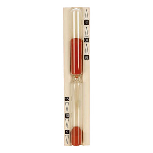 Sablier Eliga Sauna, sable rouge