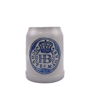 Chope à bière originale Hofbräuhaus « Keferloher » émaillée au sel 0,5 L - N° 1000481