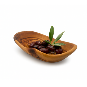 PASTERKAMP Coupe à snack en bois d'olivier - Ø 13 × 9 cm